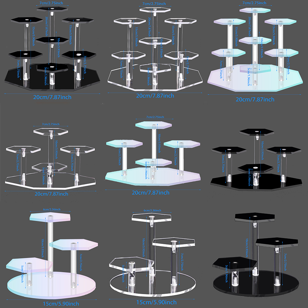 Pop Display Shelf - Présentoir en acrylique superposé pour figurines
