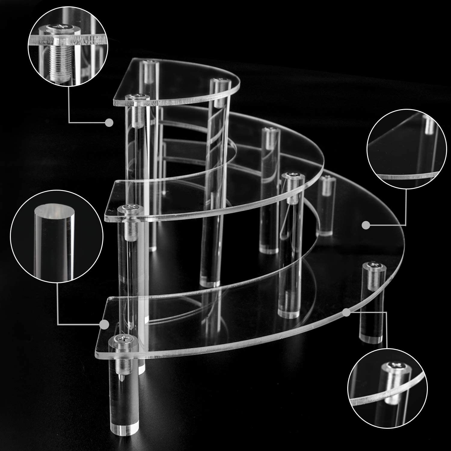 Présentoir à Dessert Rond en A - Pop Display Shelf avis et prix