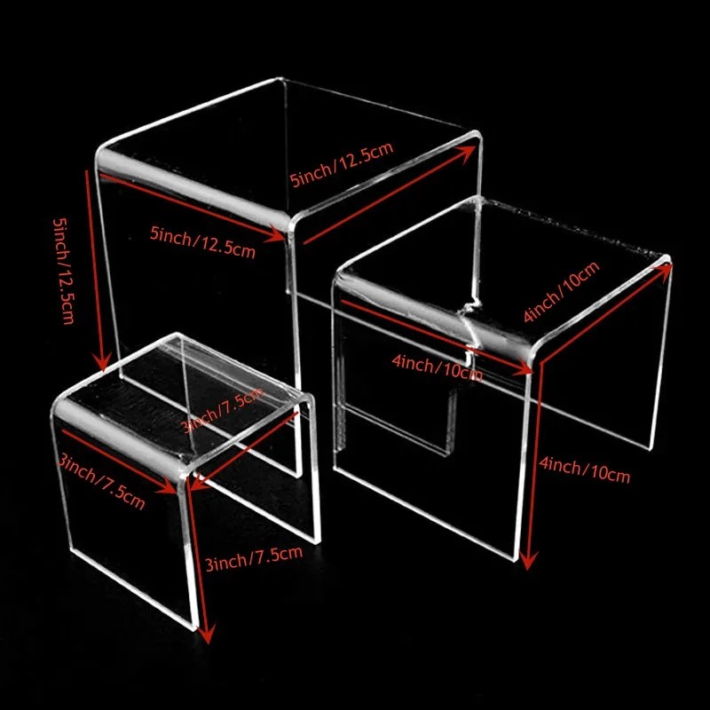 Lot de 6 présentoirs en acryli - Display Risers Set avis et prix
